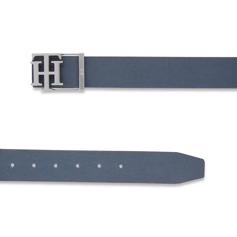 Tommy Hilfiger Hobro Reversible Casual Belt Extra Large - Navy And Brown