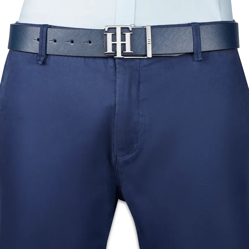 Tommy Hilfiger Hobro Reversible Casual Belt Extra Large - Navy And Brown