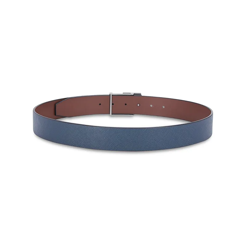 Tommy Hilfiger Hobro Reversible Casual Belt Extra Large - Navy And Brown