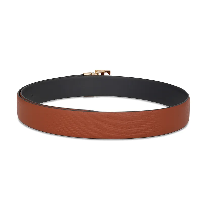 Tommy Hilfiger Melrose Reversible Formal Belt Medium - Tan And Navy