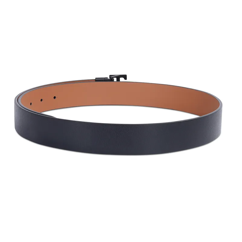 Tommy Hilfiger Scantic Reversible Semi Formal Belt Large - Black And Tan