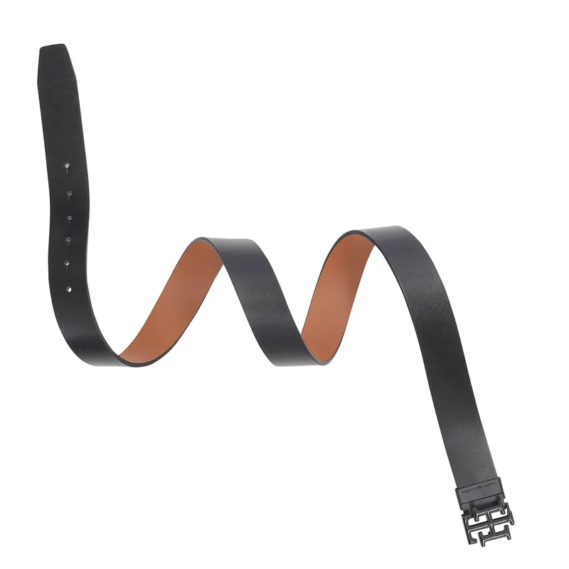 Tommy Hilfiger Scantic Reversible Semi Formal Belt Large - Black And Tan