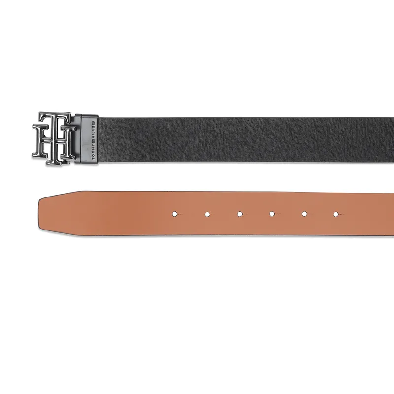 Tommy Hilfiger Scantic Reversible Semi Formal Belt Large - Black And Tan