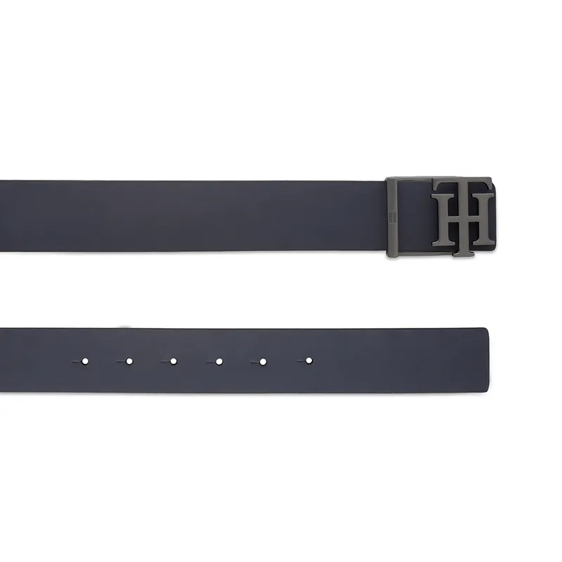Tommy Hilfiger Simsbury Reversible Casual Belt Extra Large - Navy And Brown
