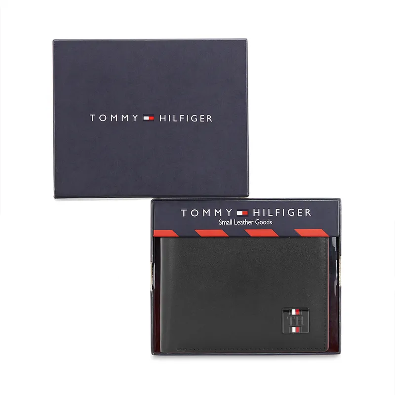 Tommy Hilfiger Wallet With Coin Pocket-Calogero Black