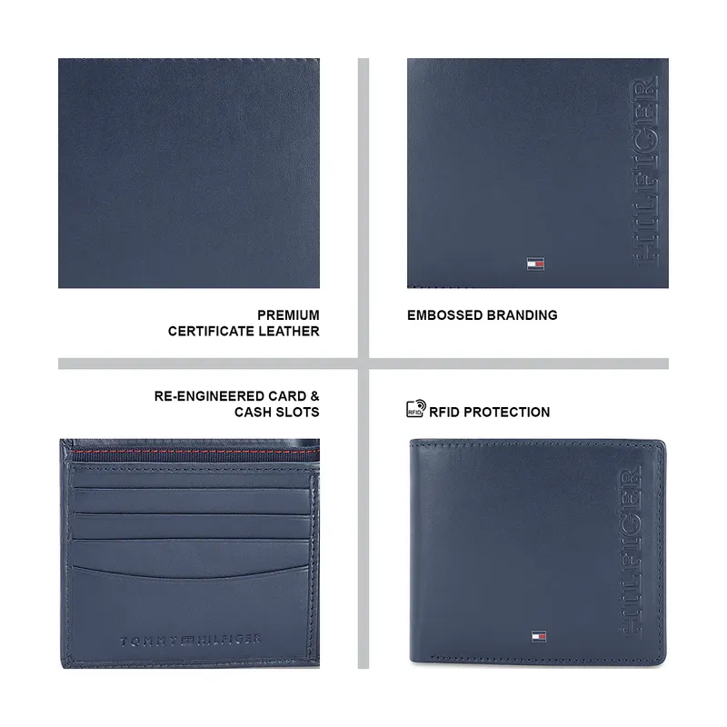 Tommy Hilfiger Wallet With Coin Pocket-Miskolc Navy