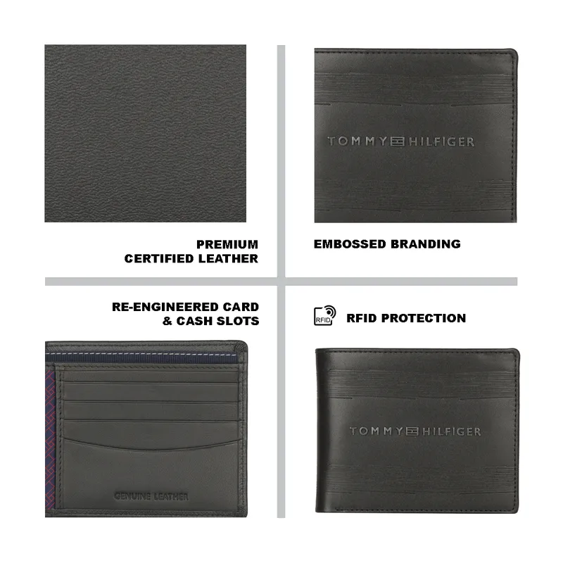 Tommy Hilfiger Wallet-Emmet Black