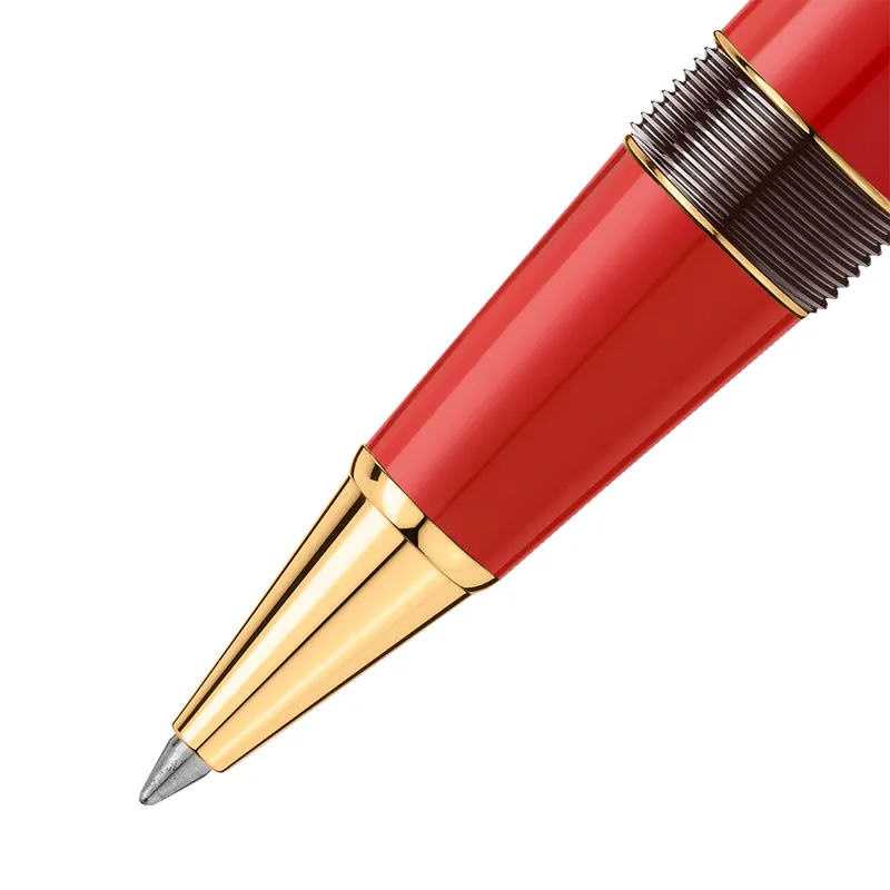 Montblanc 131360 Meisterstuck The Olympic Heritage Collection Paris 1924 Legrand Rollerball Pen - Red With Gold Trims