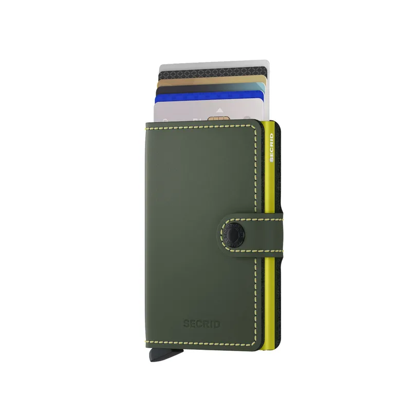 Secrid Miniwallet Matte Green & Lime