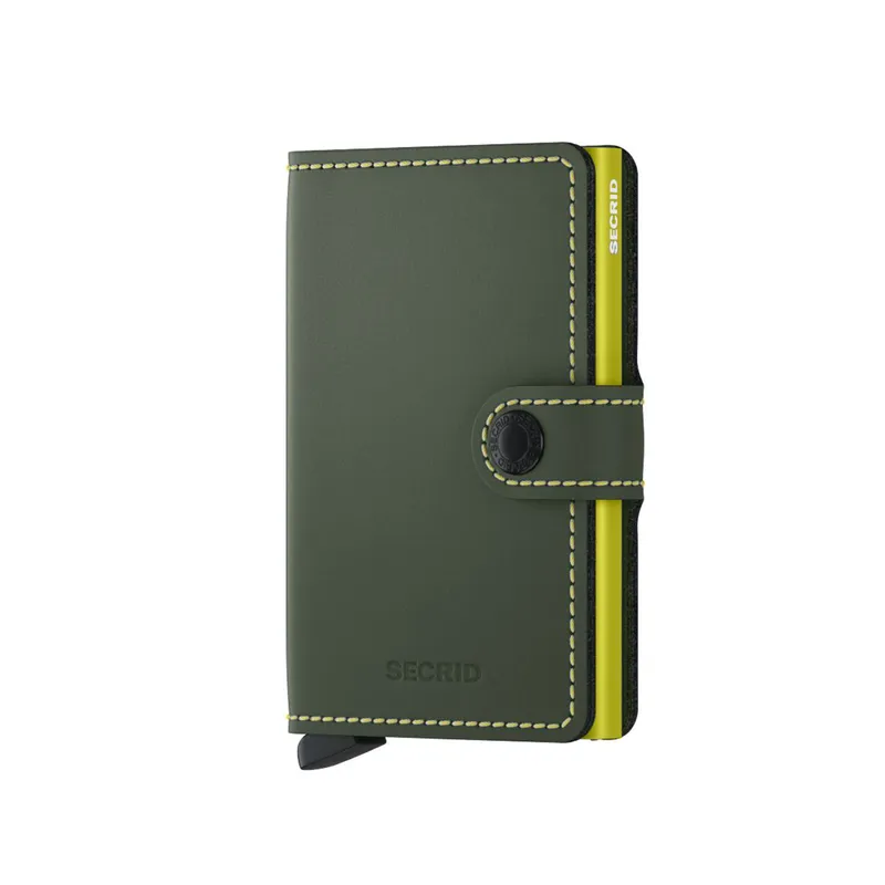 Secrid Miniwallet Matte Green & Lime