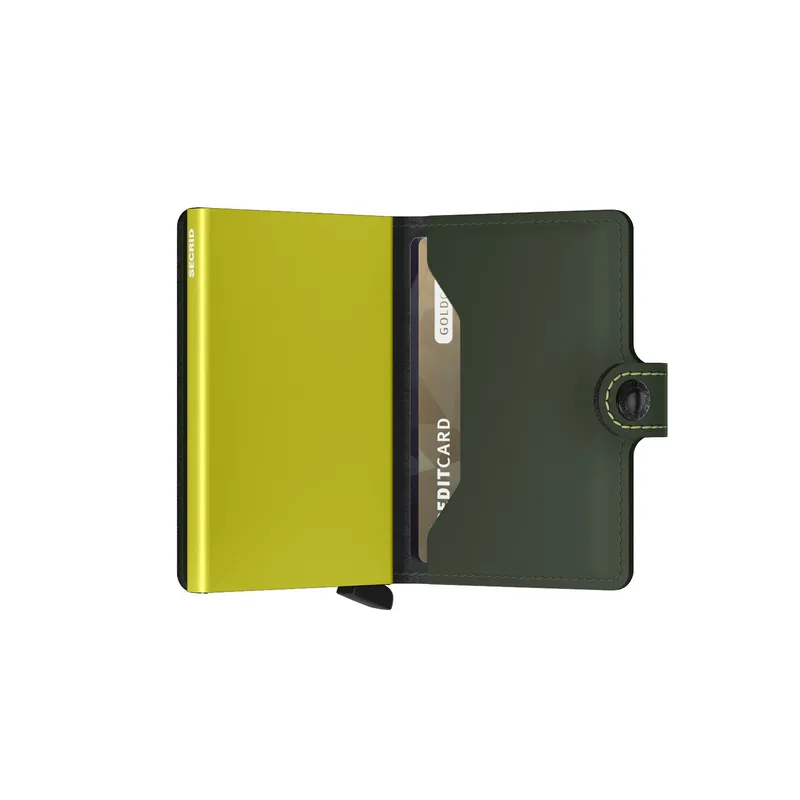 Secrid Miniwallet Matte Green & Lime