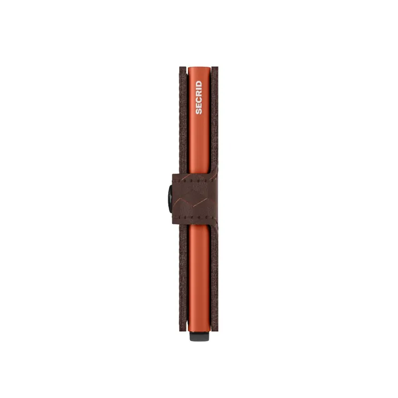 Secrid Miniwallet Optical Brown-Orange