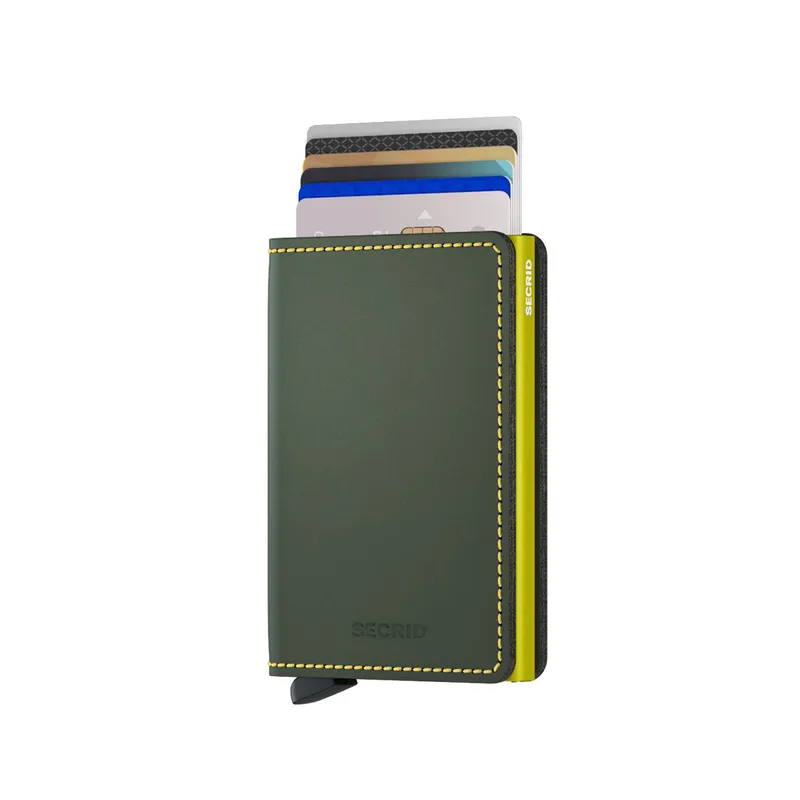 Secrid Slimwallet Matte Green & Lime