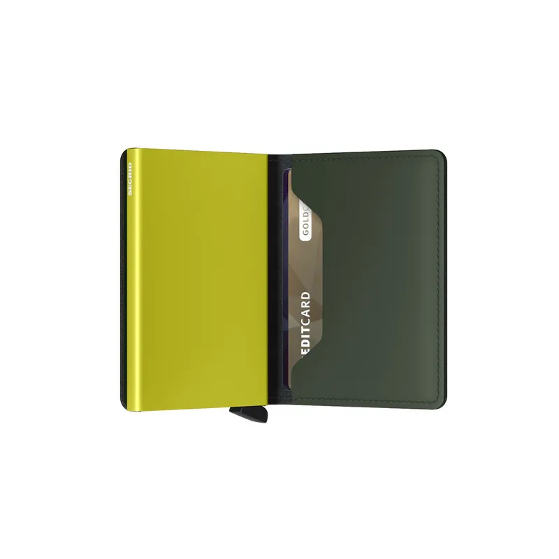 Secrid Slimwallet Matte Green & Lime