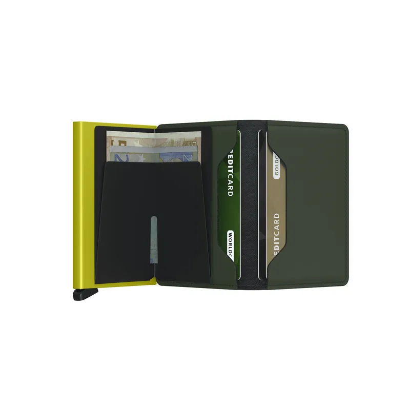 Secrid Slimwallet Matte Green & Lime
