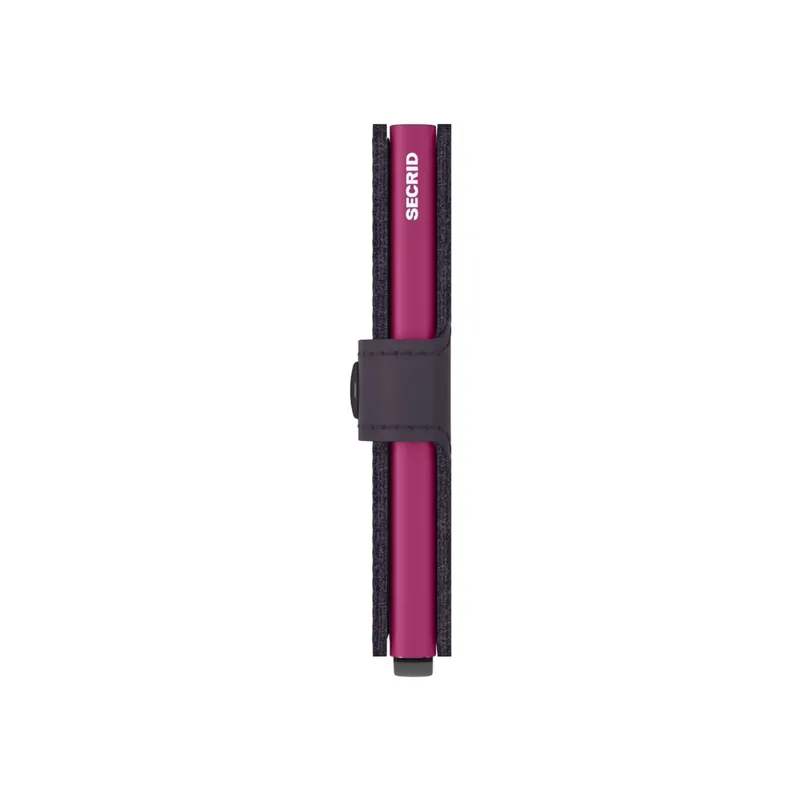 Secrid Miniwallet Matte Dark Purple-Fuchsia