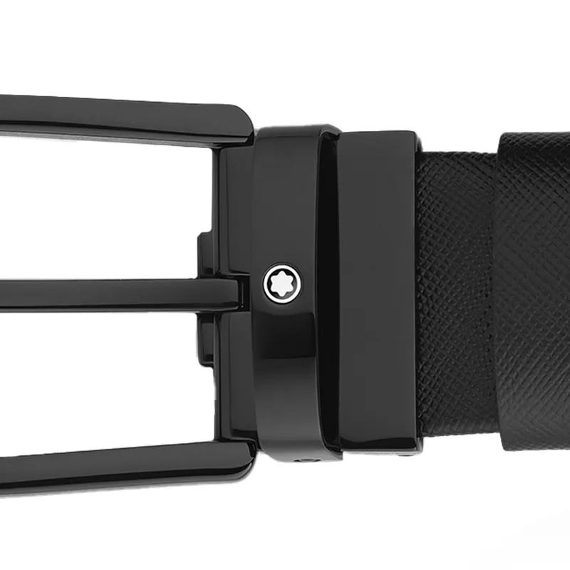 Vanzetti Cintura In Piena Pelle 35 Mm | Neon Booster | Made In Germany | Nero W80 (Vita 72,5-85 Cm)