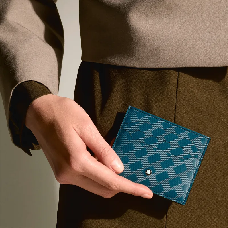 Montblanc Extreme 3.0 6CC Card Holder - Avio Blue
