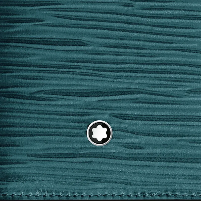 Montblanc Meisterstuck Bi Fold 4CC Card Holder - Cyprus Blue