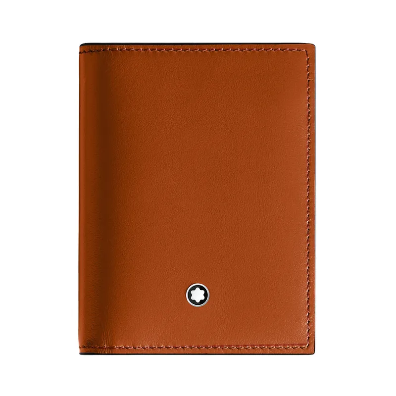 Montblanc Meisterstuck Bi Fold 4CC Card Holder - Rust