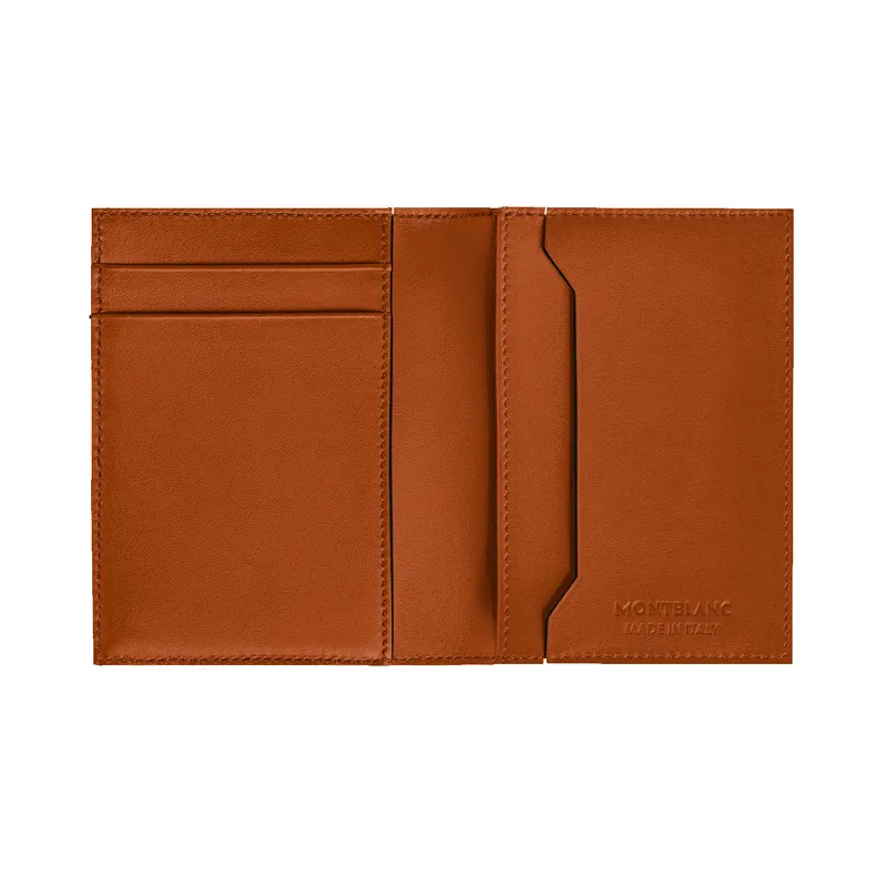 Montblanc Meisterstuck Bi Fold 4CC Card Holder - Rust