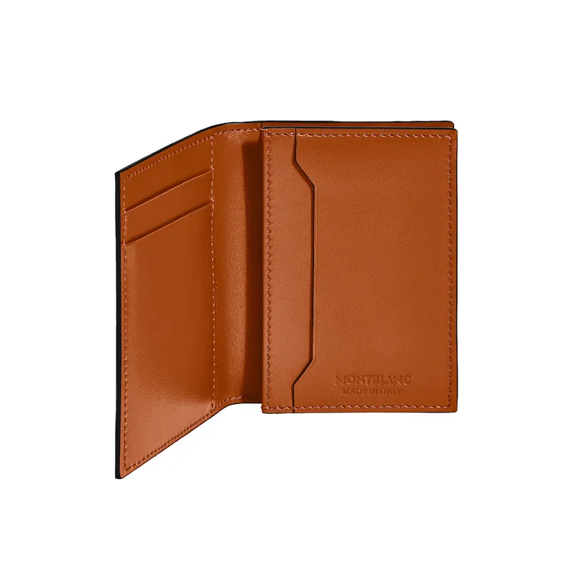 Montblanc Meisterstuck Bi Fold 4CC Card Holder - Rust