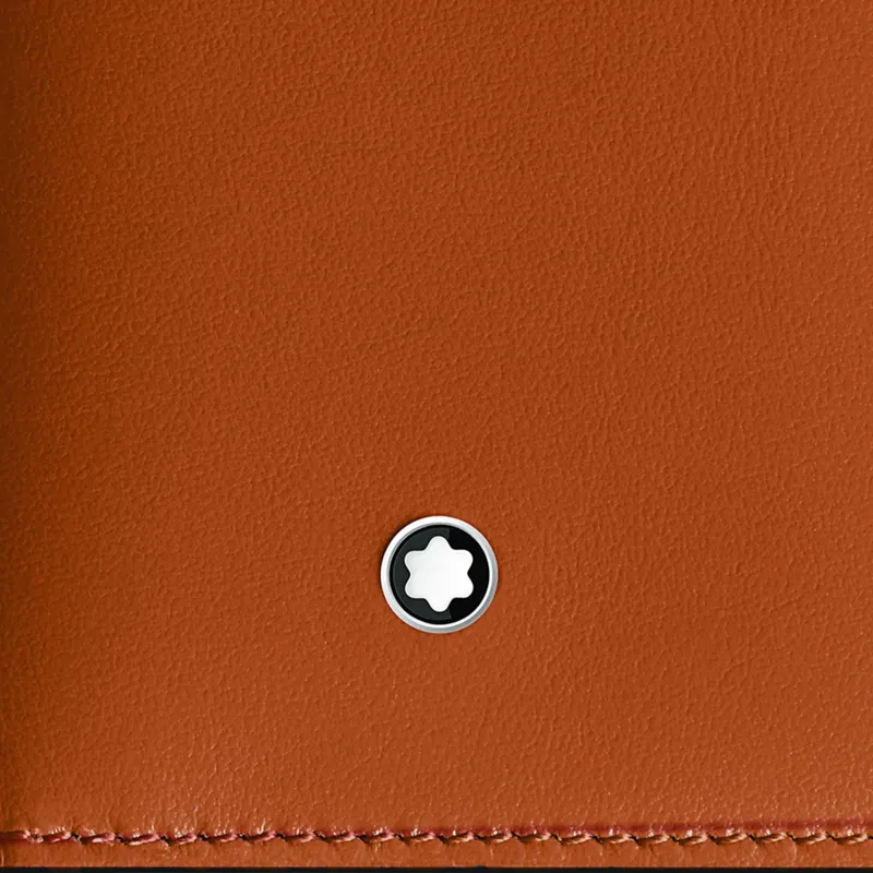 Montblanc Meisterstuck Bi Fold 4CC Card Holder - Rust