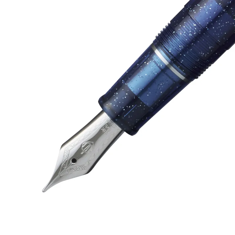 Sailor Professional Gear Sunlight from the Ocean Floor Umizoko kara Taiyo Fountain Pen (21K Zoom) - Blue With Rhodium-Plated Trims