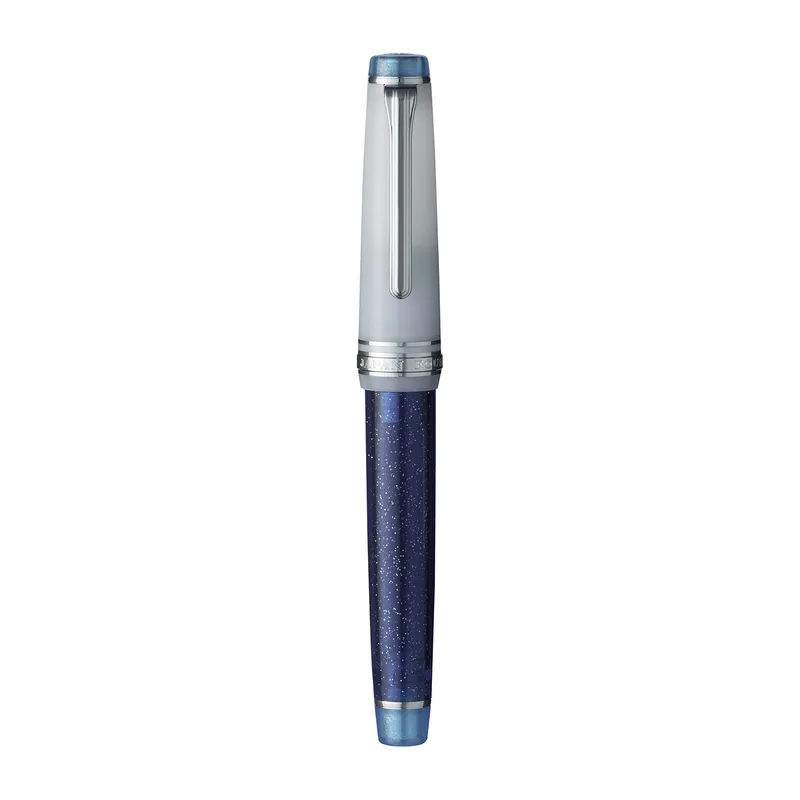 Sailor Professional Gear Sunlight from the Ocean Floor Umizoko kara Taiyo Fountain Pen (21K Zoom) - Blue With Rhodium-Plated Trims