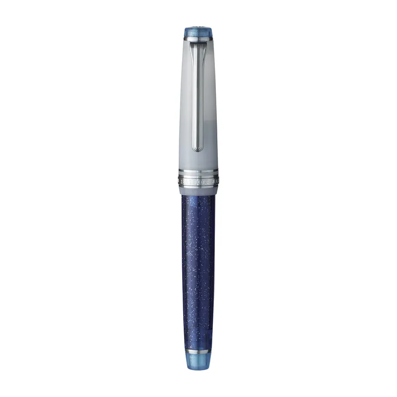 Sailor Professional Gear Slim Sunlight from the Ocean Floor Umizoko kara Taiyo Fountain Pen (14K Extra Fine) - Blue With Rhodium-Plated Trims