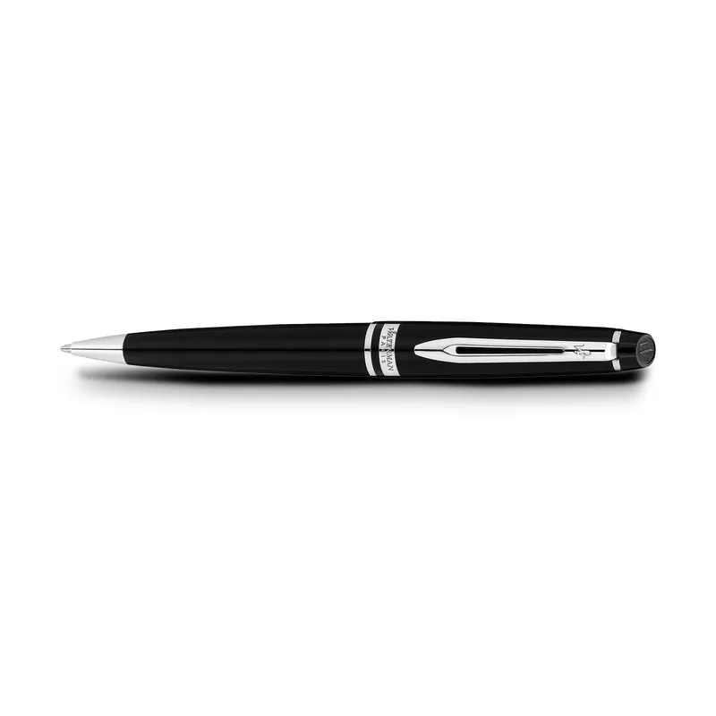 Waterman Expert Matte Black Chrome Trim Ballpoint Pen