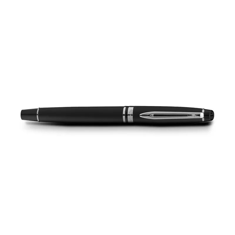 Waterman Expert Matte Black Chrome Trim Rollerball Pen