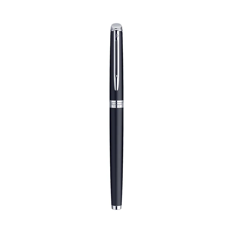 Waterman Hemisphere Matte Black Chrome Trim Rollerball Pen