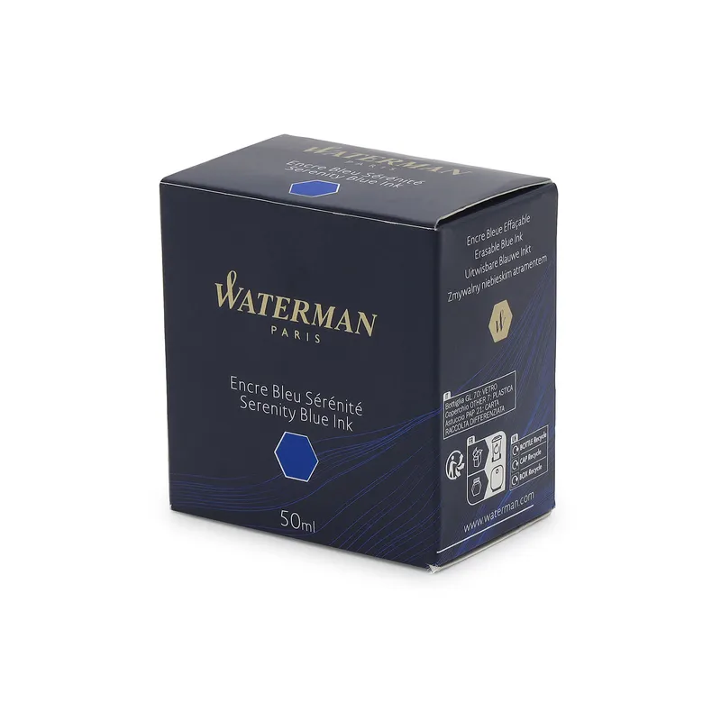 Waterman Serenity Blue Ink Bottle