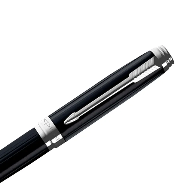 Parker Ambient Laque Black Chrome Trim Ballpoint Pen