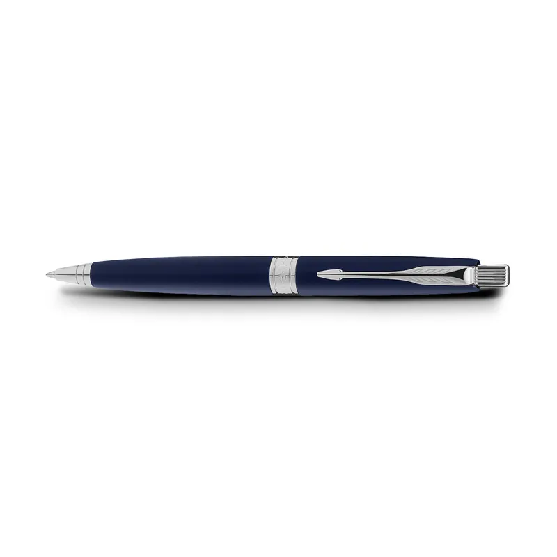 Parker Aster Matte Blue Chrome Trim Ballpoint Pen