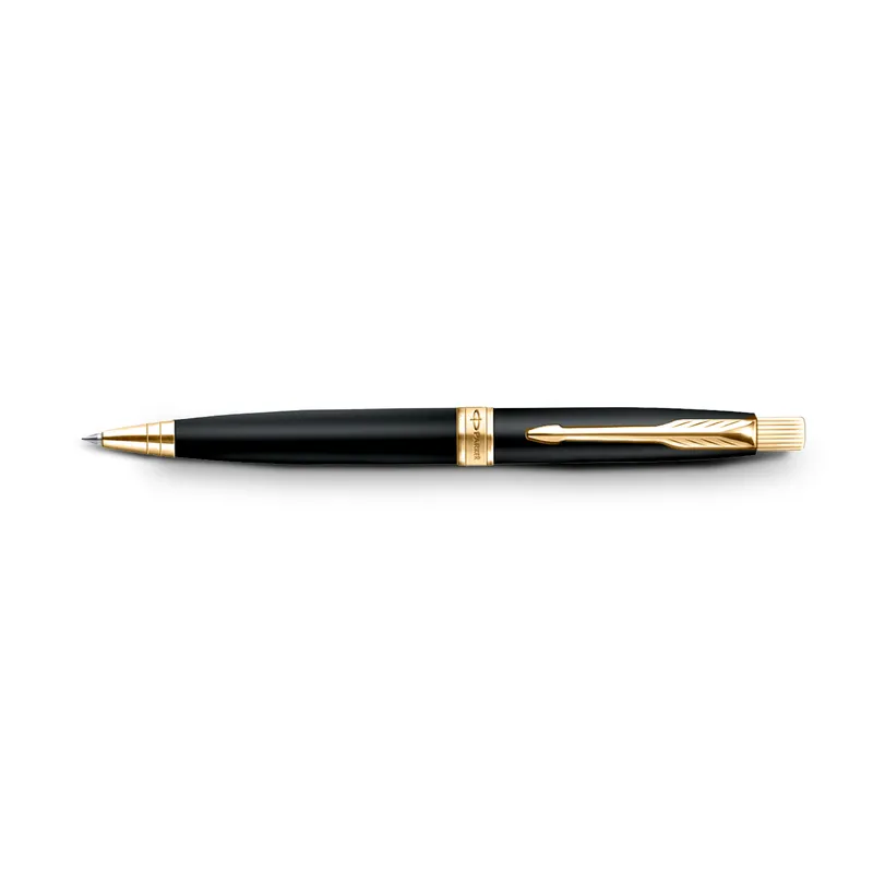 Parker Aster Matte Black Gold Trim Ballpoint Pen