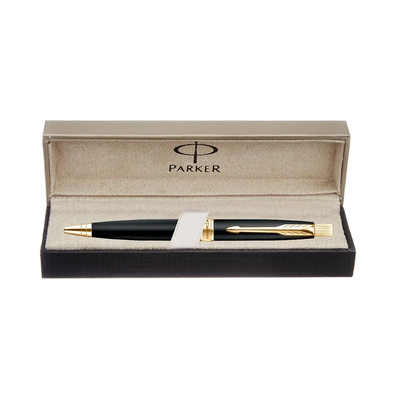 Parker Aster Matte Black Gold Trim Ballpoint Pen