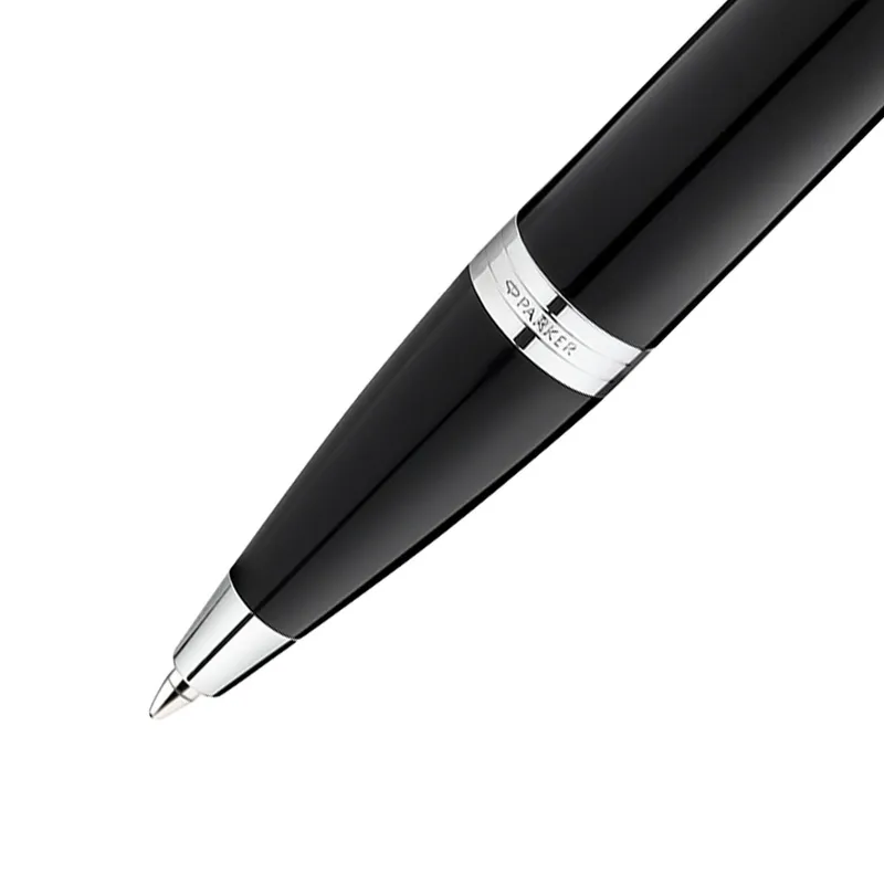 Parker IM Metal Black Chrome Trim Ballpoint Pen