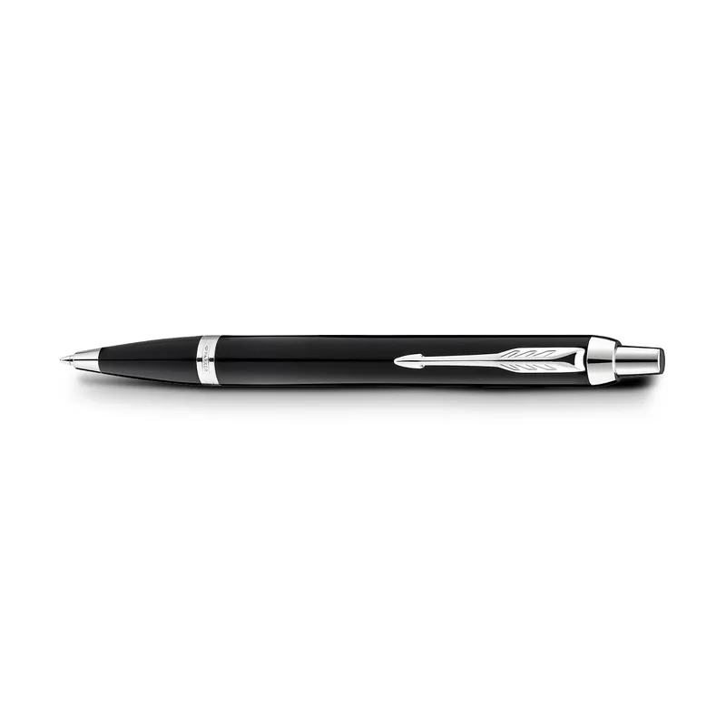 Parker IM Metal Black Chrome Trim Ballpoint Pen
