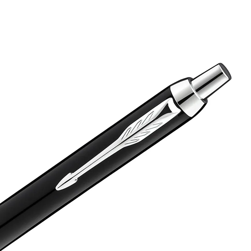 Parker IM Metal Black Chrome Trim Ballpoint Pen