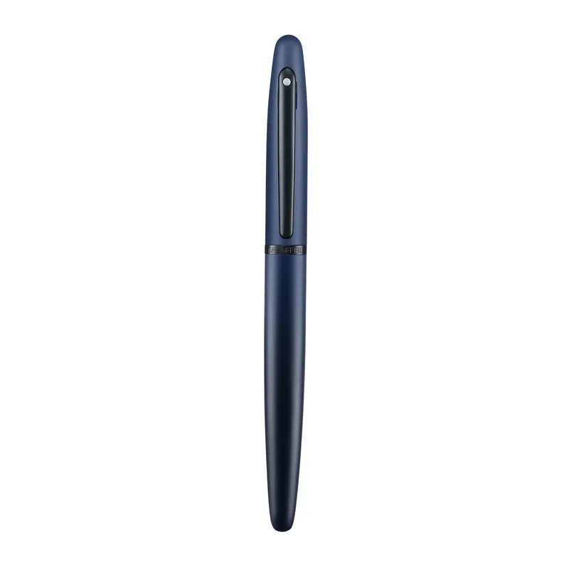 Sheaffer VFM 9429 Matte Blue Fountain Pen with Matte Black Trims - Medium