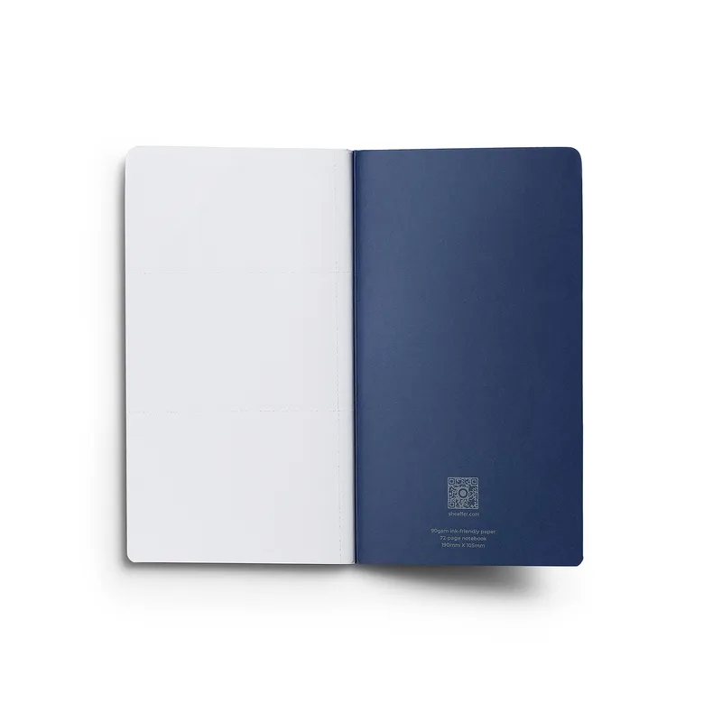 Sheaffer Quikfill 90 GSM Ruled Notebook Pack of 2 - Blue