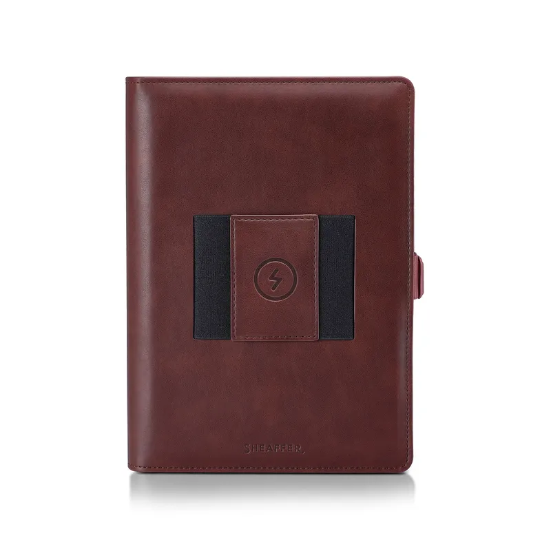 Sheaffer Superbook 12000mAh Power Bank Organizer - Brown
