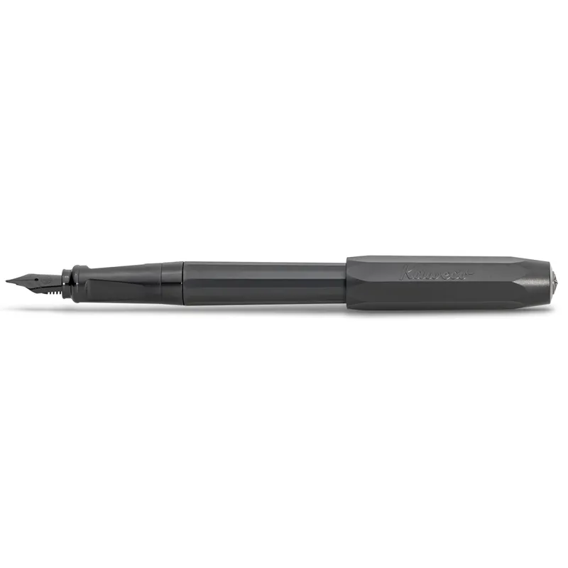 Kaweco Perkeo Fountain Pen All Black with Gold Trims - Medium