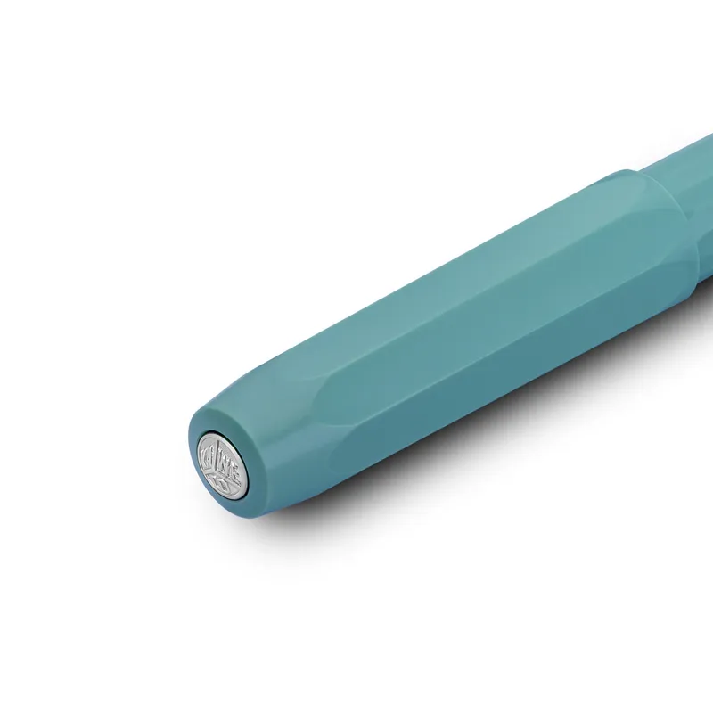 Kaweco Perkeo Fountain Pen Breezy Teal with Silver Trims- Fine