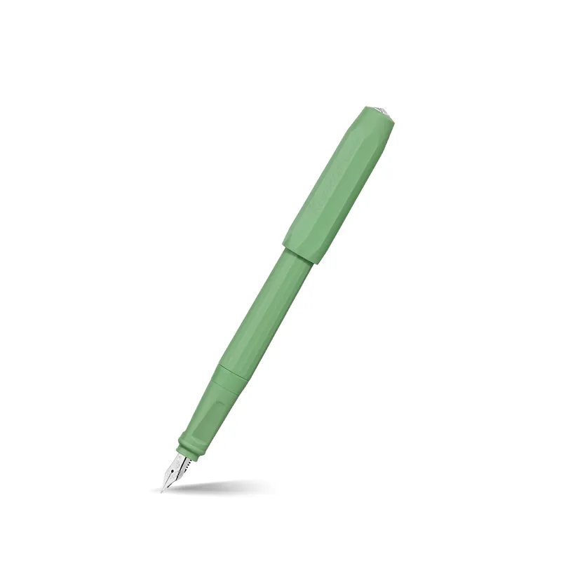 Kaweco Perkeo Fountain Pen Jungle Green with Silver Trims - Fine