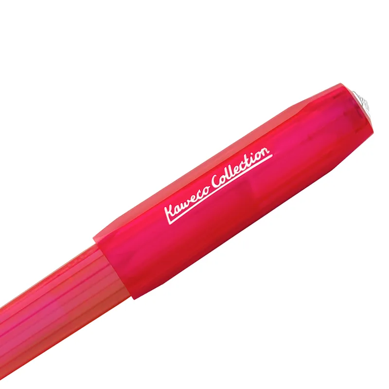 Kaweco Collection Fountain Pen Perkeo Infrared with Silver Trims - Medium