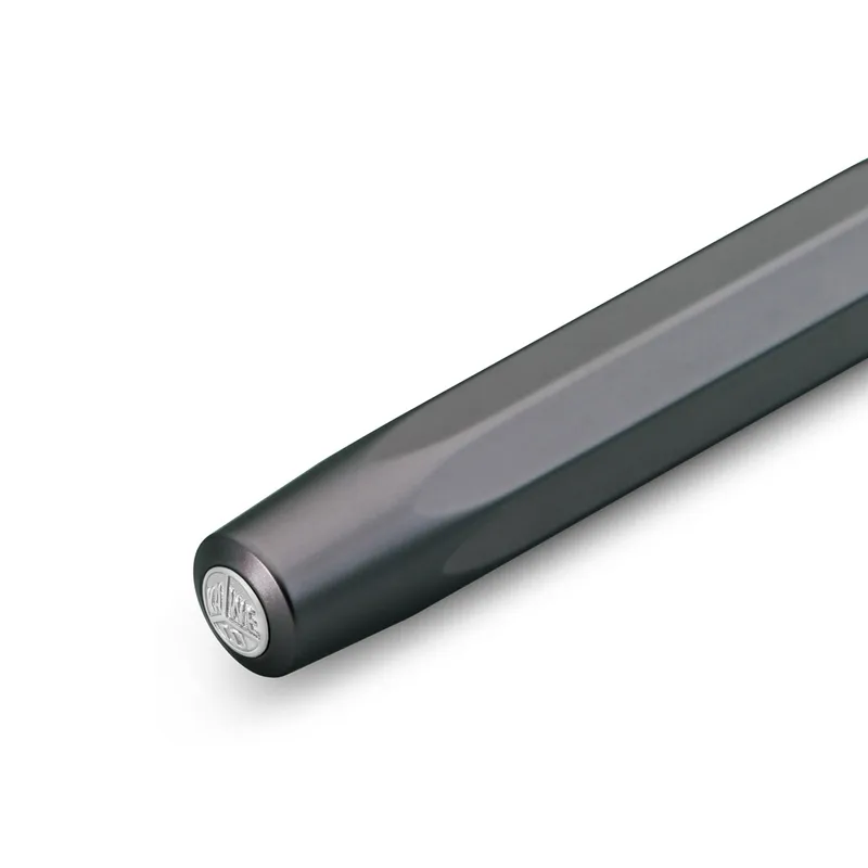 Kaweco Al Sport Fountain Pen Anthracite with Silver Trims - Medium
