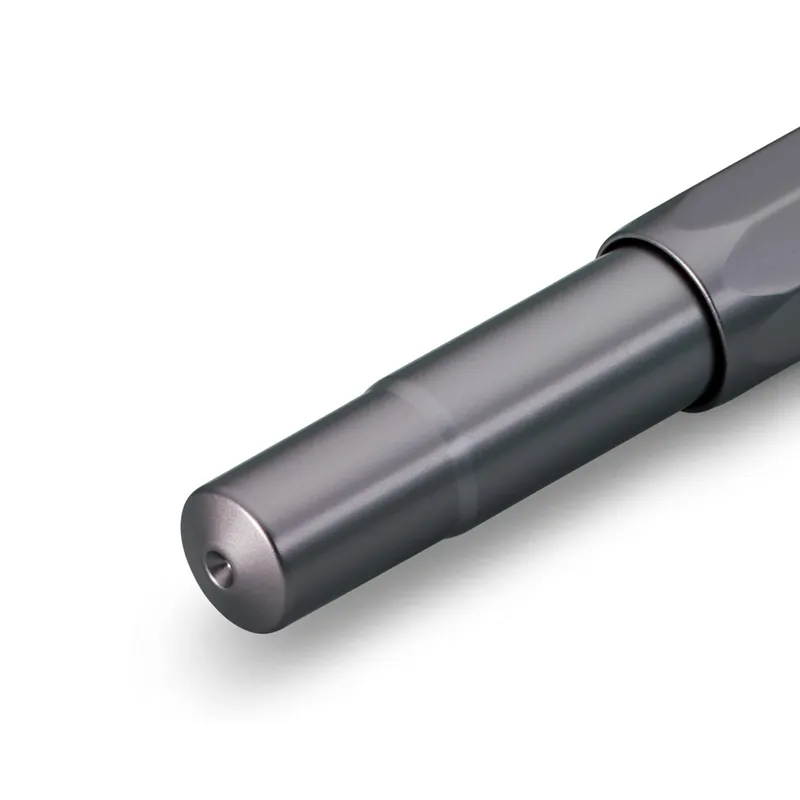 Kaweco Al Sport Fountain Pen Anthracite with Silver Trims - Medium